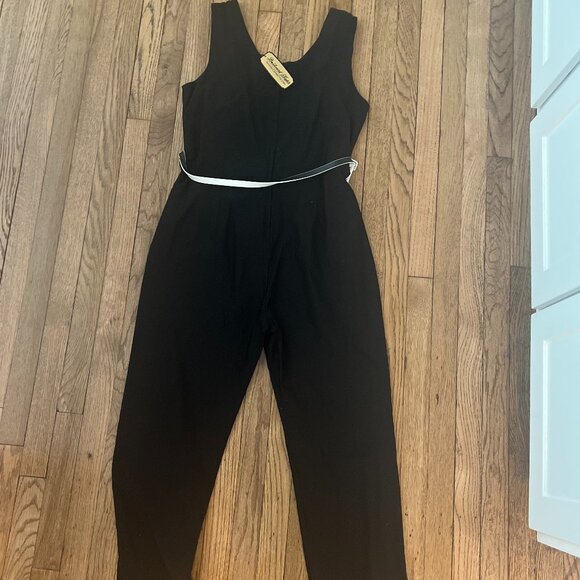 Boulevard Nights Black Jumper with Spider Web Accents on Front Pockets - Picture 2 of 6